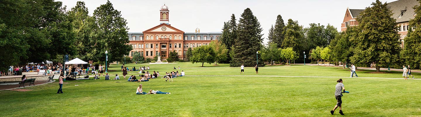 A beautiful day on the quad